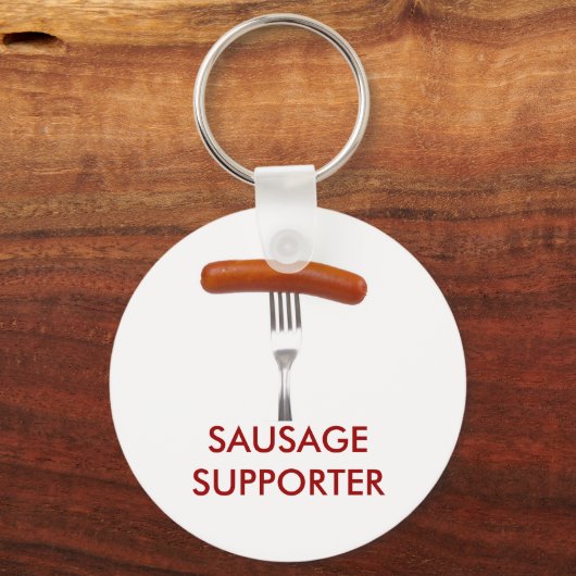 worst in vork sleutelhanger (Voorkant)