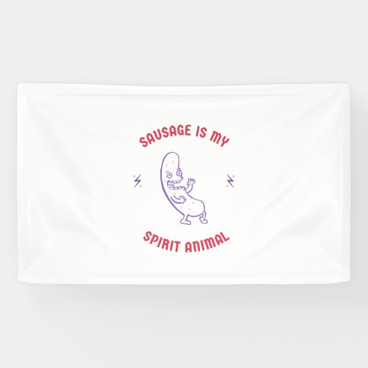 worst is mijn gedistilleerde dier spandoek (Horizontaal)
