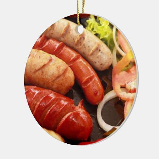 worst keramisch ornament (Links)