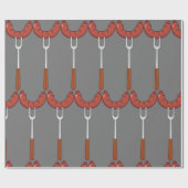 worst op een vork cadeaupapier (Vlak)