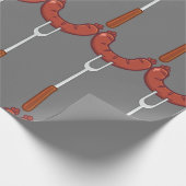 worst op een vork cadeaupapier (Hoek)