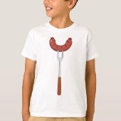 worst op een vork t-shirt (Voorkant)