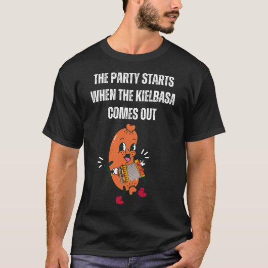 Worst Pun Kielbasa Pools T-shirt (Voorkant)