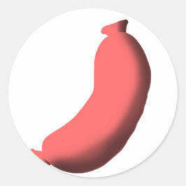 worst ronde sticker