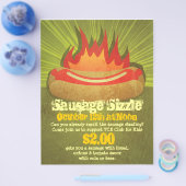Worst Sizzle Feest Flyer (Enkel)