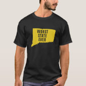Worst State Ever Connecticut T-shirt (Voorkant)