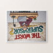 Worst Supervisor? Puzzle Legpuzzel (Horizontaal)