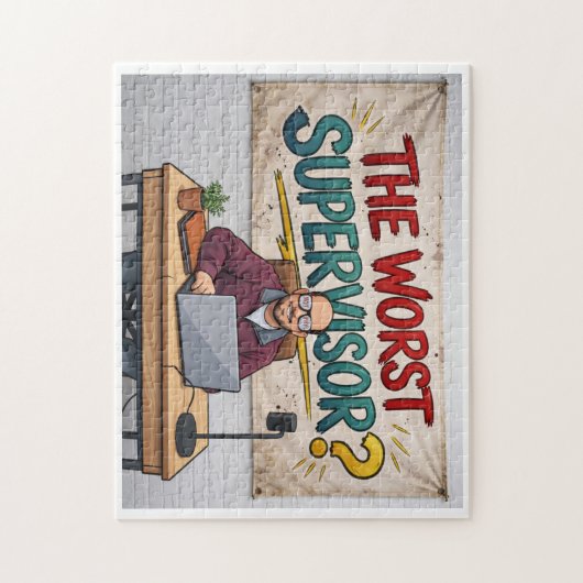 Worst Supervisor? Puzzle Legpuzzel (Verticaal)