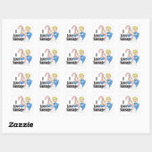 worst vierkante sticker (Vel)