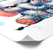 Worst White Elephant Ever Christmas Xmas Under 15  Poster (Hoek)