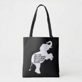 Worst White Elephant Gift Ever Funny Tote Bag (Voorkant)