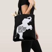 Worst White Elephant Gift Ever Funny Tote Bag (Dichtbij)