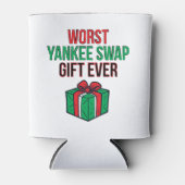 Worst Yankee Swap Gift Ever Blikjeskoeler (Voorkant)