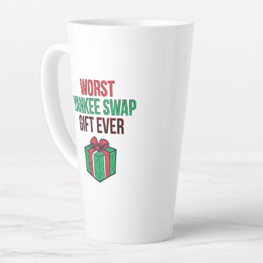 Worst Yankee Swap Gift Ever Latte Mok (Linkerhoek)