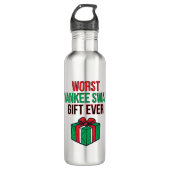 Worst Yankee Swap Gift Ever Waterfles (Voorkant)