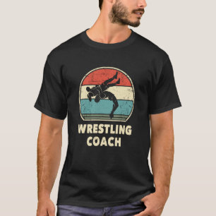 Worstel Coach Wrestler Retro Wrestler Coach Vint T-shirt