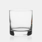 worstelaar in het vrij worstelen whisky glas (Rechts)
