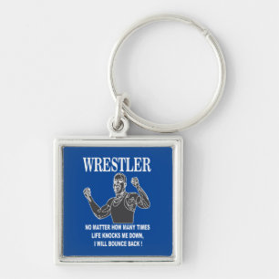 Worstelaar Inspirational Wrestling Sleutelhanger