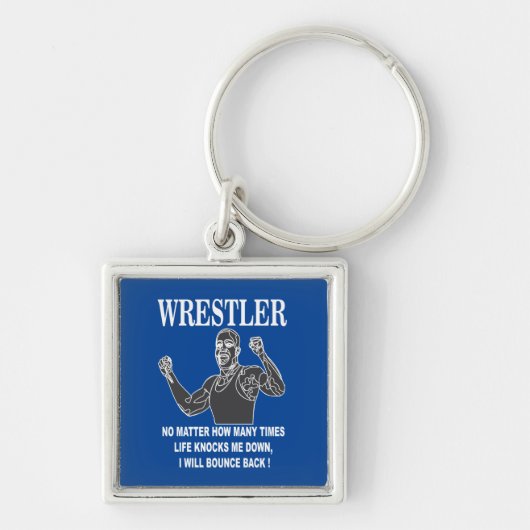 Worstelaar Inspirational Wrestling Sleutelhanger (Voorkant)