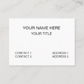 Worstelaar Inspirerend worstelcoach Visitekaartje (Achterkant)