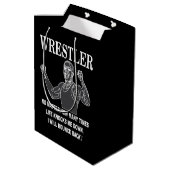 Worstelaar Inspirerend Wrestling Medium Cadeauzakje (Achterkant Gekanteld)