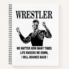 Worstelaar Inspirerend Wrestling Notitieboek