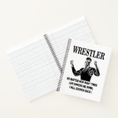 Worstelaar Inspirerend Wrestling Notitieboek (Binnen)