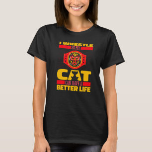 Worstelaar Kat Worstelen Worstelen T-shirt