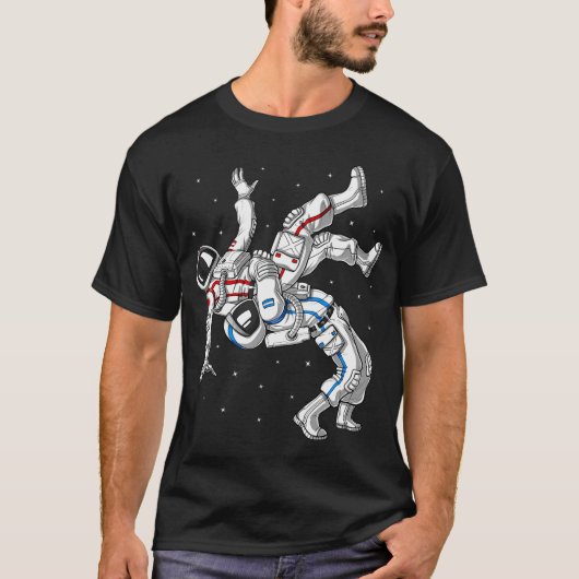 Worstelaars Astronauten T-shirt (Voorkant)