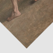 Worstelaars (door Thomas Eakins) Tissuepapier (Detail)