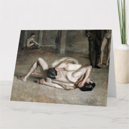 Worstelaars Fijne Kunst Wenskaarten Kaart