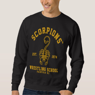 Worstelaarschool van Schorpioenen Retro-uitvoerin Trui