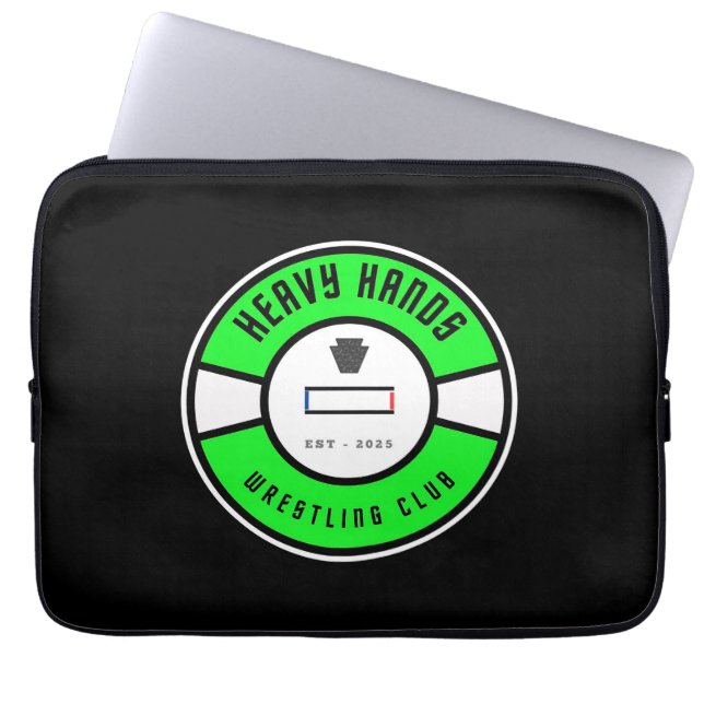 Worstelclubitems Laptop Sleeve (Voorkant)