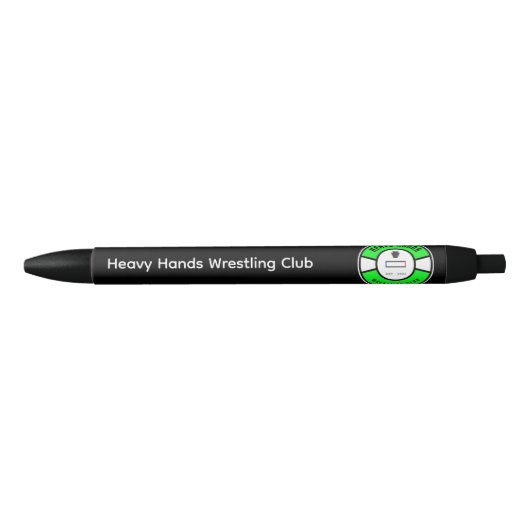 Worstelclubitems Zwarte Inkt Pen (Voorkant)