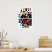 Worstelcoach Afscheid Senioren Afstuderen Poster (Keuken)