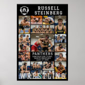 Worstelen Afstudeerfeest 18 Foto Collage Poster (Voorkant)