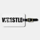 Worstelen Bagagelabel (Voorkant horizontaal)