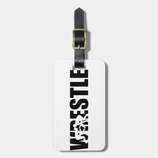 Worstelen Bagagelabel (Voorkant verticaal)