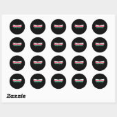 Worstelen BJJ MMA Grappling Freakedowns Geserveerd Ronde Sticker (Vel)