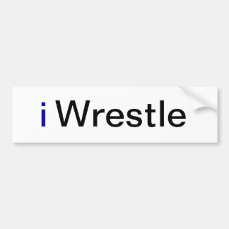Worstelen bumpersticker