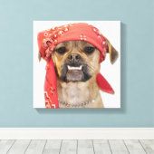 worstelen canvas afdruk (Insitu (Houten vloer))