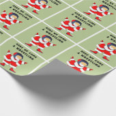 Worstelen Kerstcadeau Cadeaupapier (Hoek)