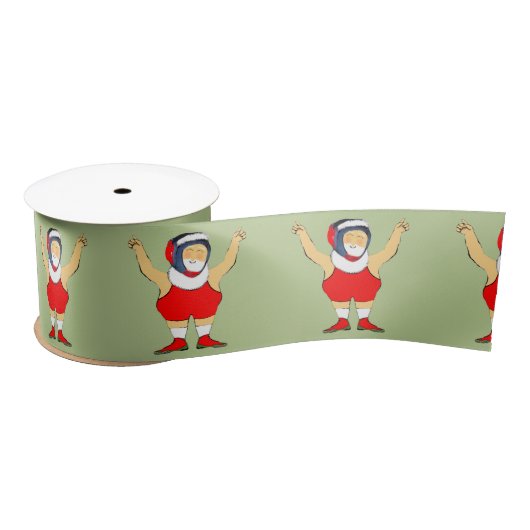 Worstelen Kerstvakantie Satijnen Lint (Spoel)