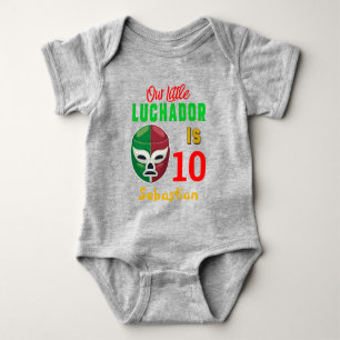 Worstelen Luchador Custom Kleurrijke Verjaardag Jo Romper