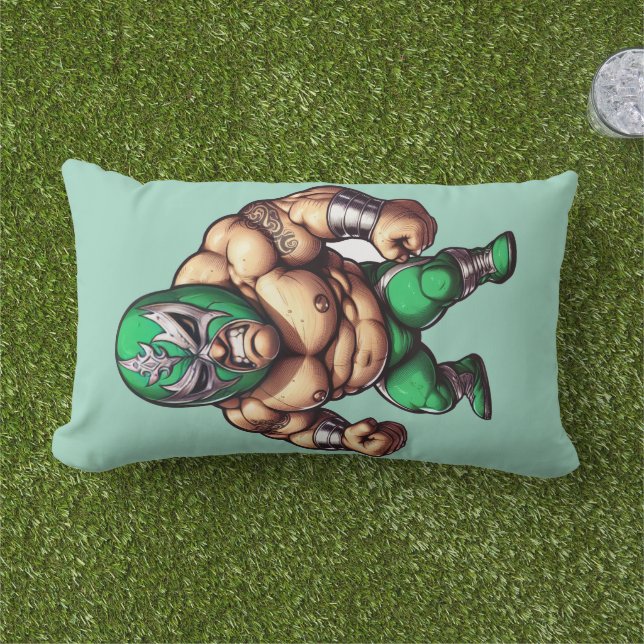 Worstelen mannen  buitenkussen (Gras)