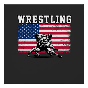 worstelen Shirt Wrestling vader shirt Worstele Perfect Poster