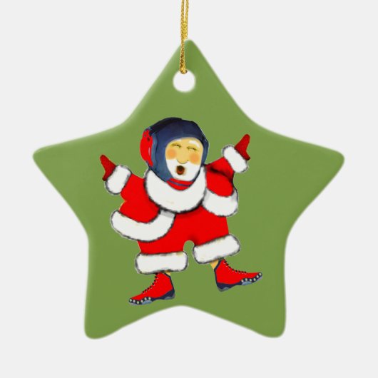 Worstelen vakantie cadeau 2023 keramisch ornament (Voorkant)