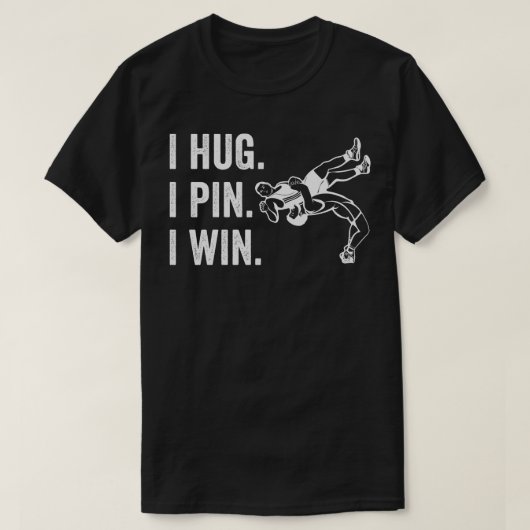 Worstelen voor mannen vrouwen grappig professionee t-shirt (Design voorkant)