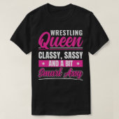 Worstelen Vrouwen Grappig Wrestling Wrestle Wrestl T-shirt (Design voorkant)
