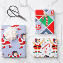 Worstelen Worstelaar Kerstcadeau Inpakpapier